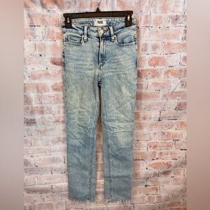 PAIGE Women's Light Blue Skinny Jeans